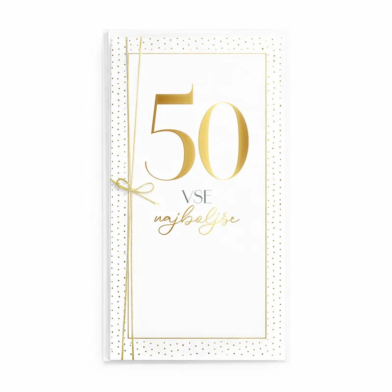 Voščilnica, Vse najboljše 50