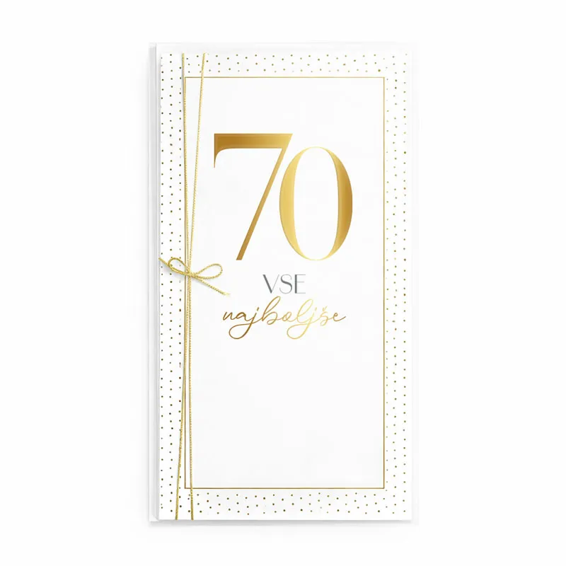 Voščilnica, Vse najboljše 70