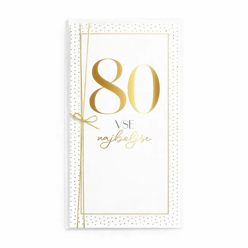 Voščilnica, Vse najboljše 80
