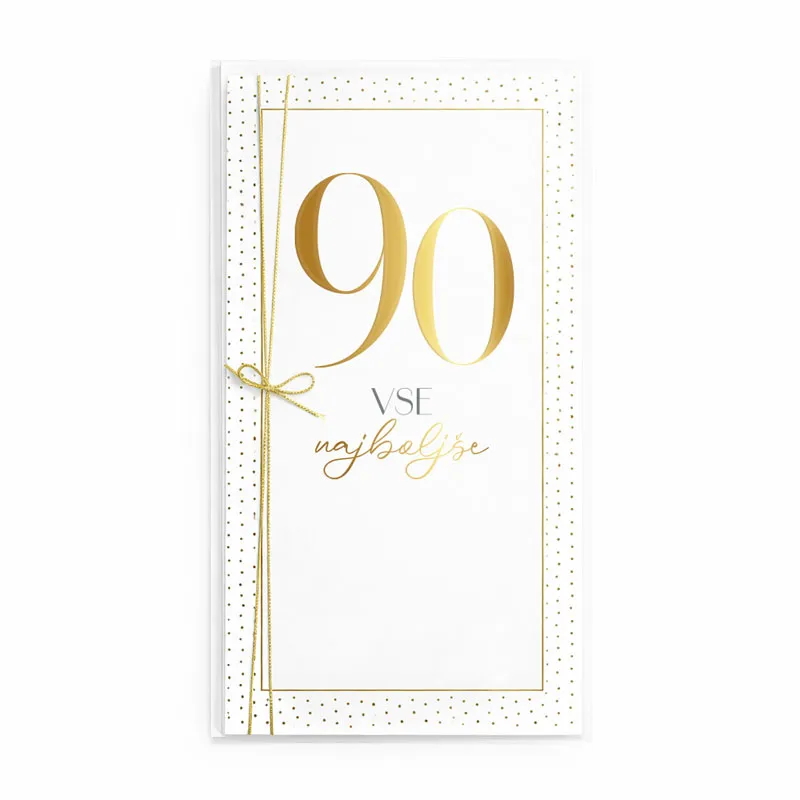Voščilnica, Vse najboljše 90