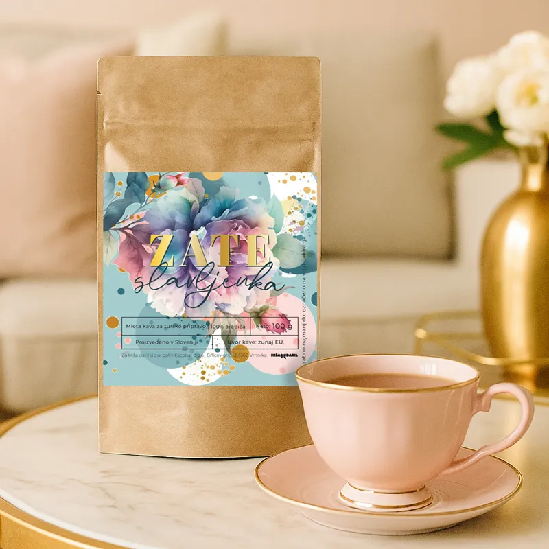 Kava mleta, Zate slavljenka, 100g, 100% arabica