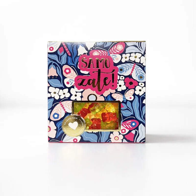 Bonboni žele, Samo zate, metuljčki, sadni, 100g