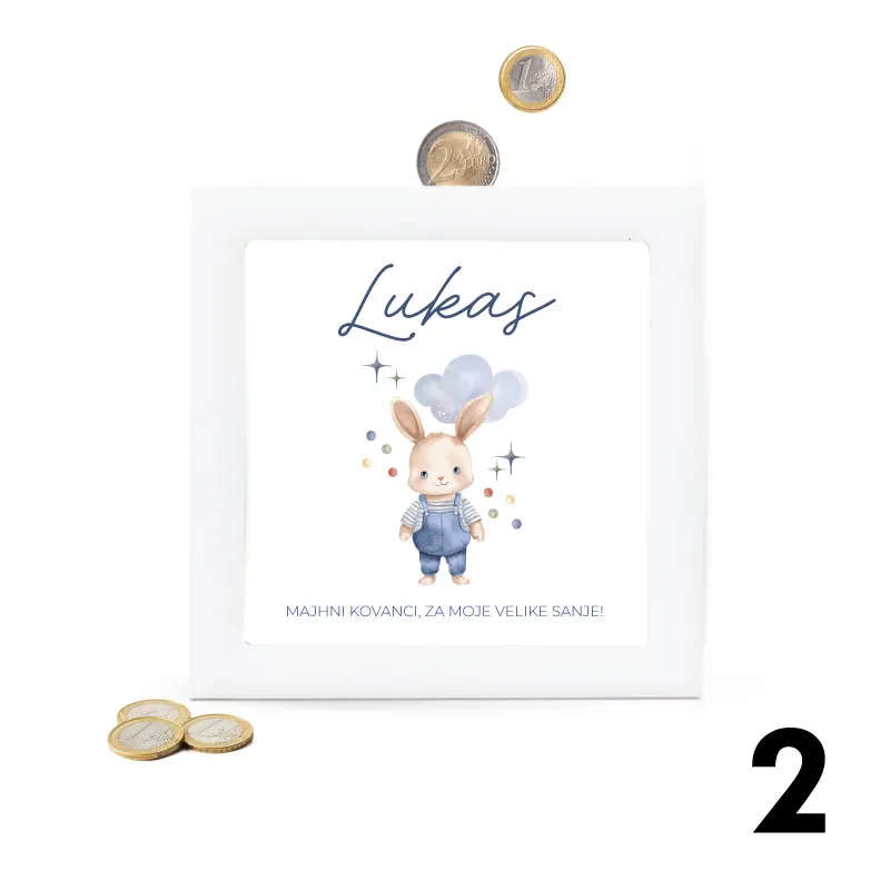 Personaliziran hranilnik - Zajček