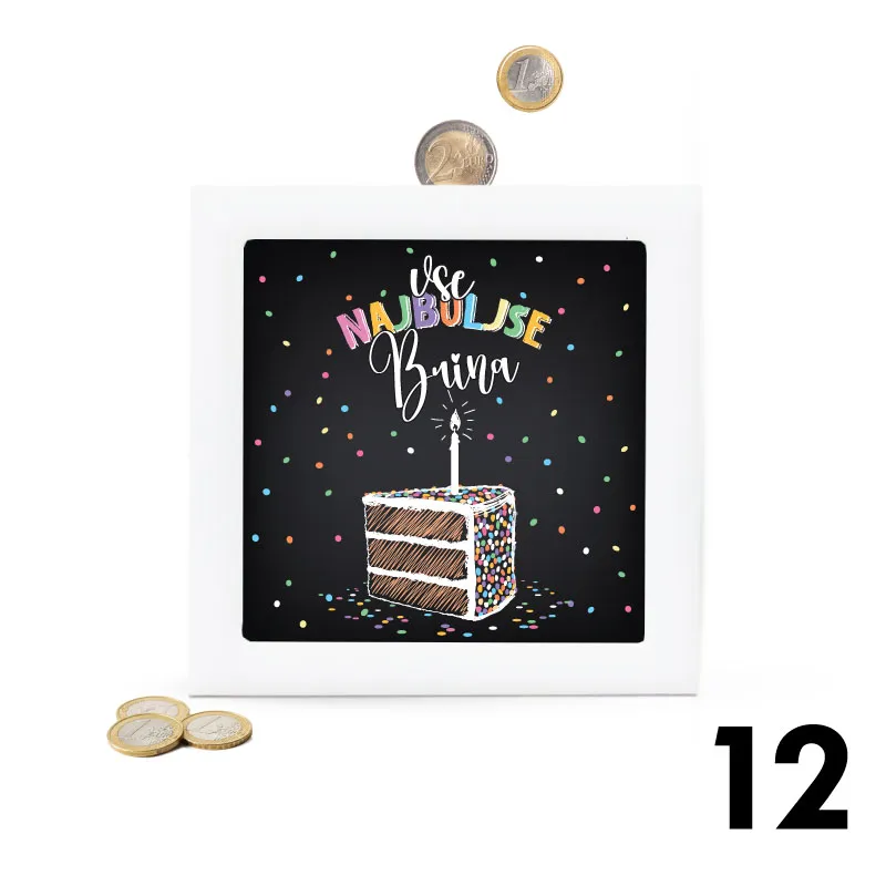 Personaliziran hranilnik - Rojstnodnevna torta
