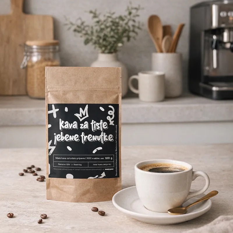 Kava mleta, Kava za tiste jebene trenutke, 100g, 100% arabica