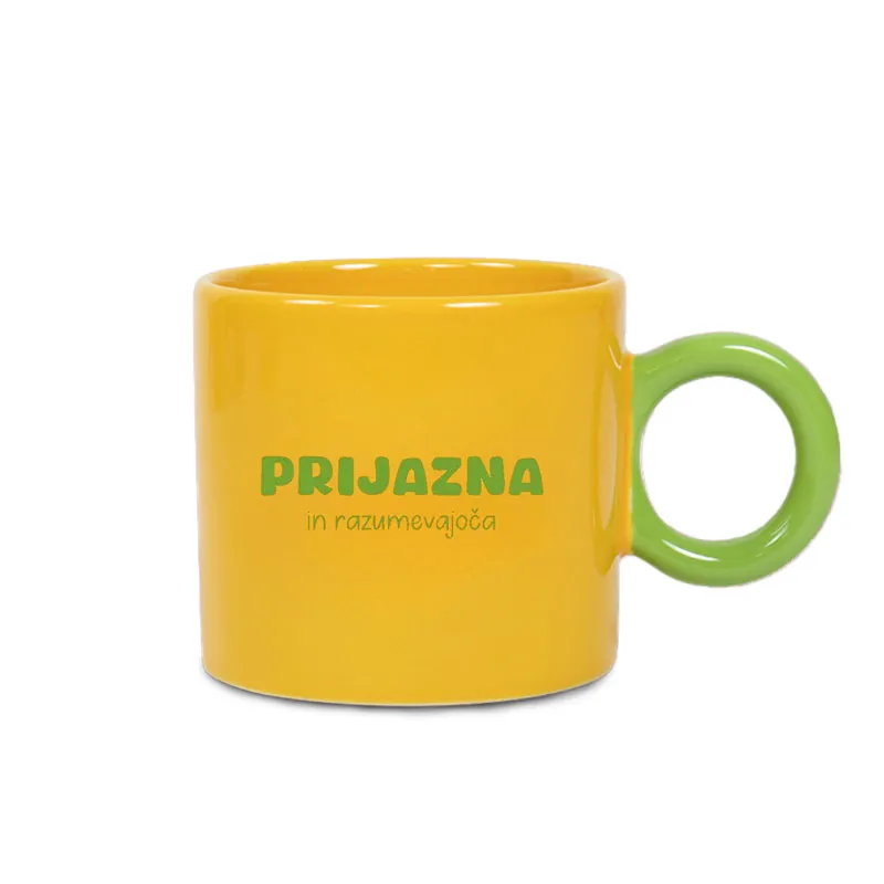 Skodelica, Prijazna in razumevajoča, kitajski porcelan, 7.5cm