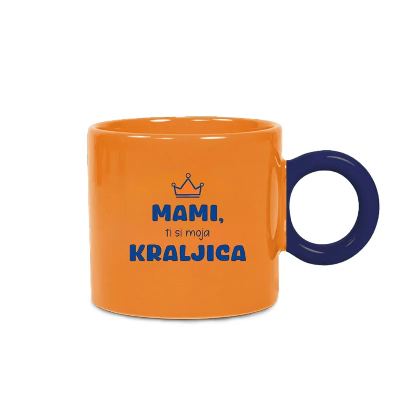 Skodelica, Mami, ti si moja kraljica, kitajski porcelan, 7.5cm