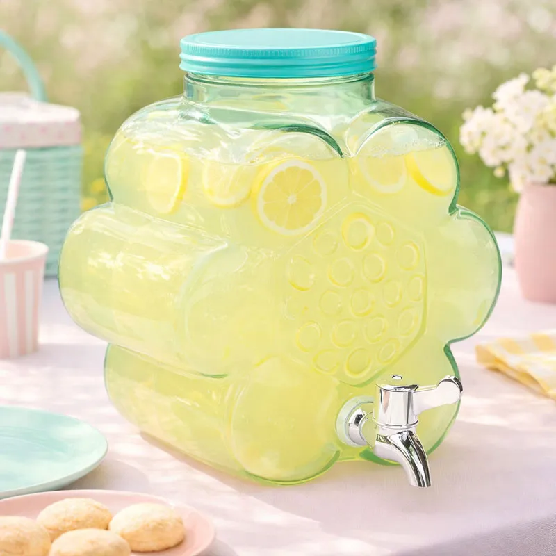 Dispenzer za pijače, v obliki cveta, 3500ml, sort.