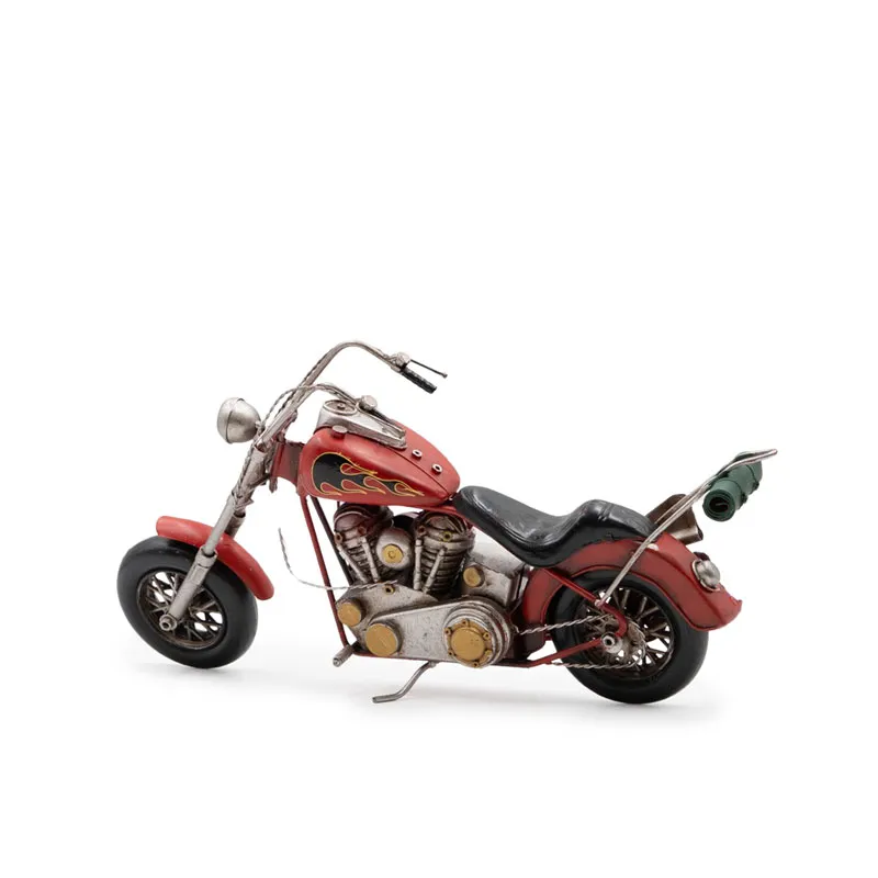 Motor cestni, rdeč, kovina, 42x12x22cm