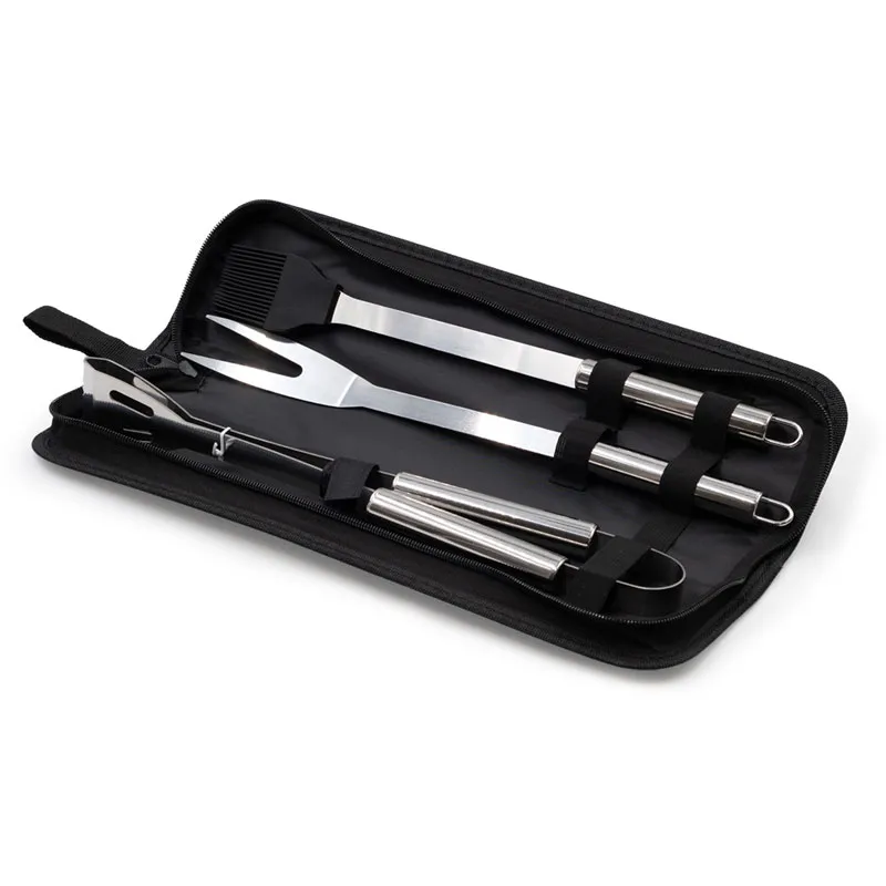 Set pripomočkov za žar, 3/1, nerjaveče jeklo, 38cm