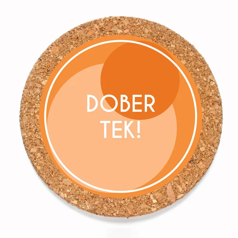 Podstavek za vročo posodo, pluta, Dober tek, 19.5cm