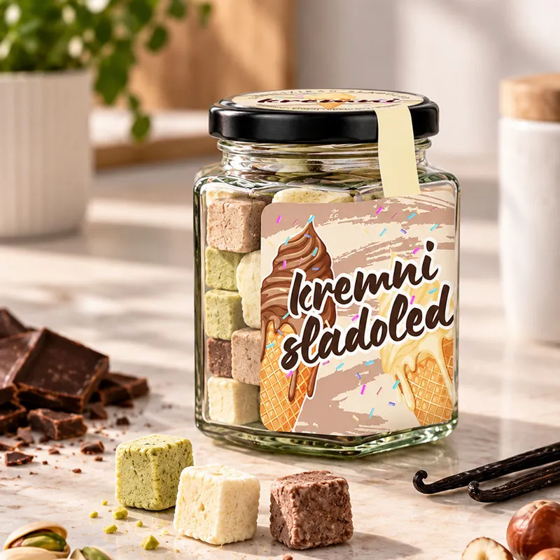 Sladoled liofiliziran, Kremni sladoled, kremni mix, 60g