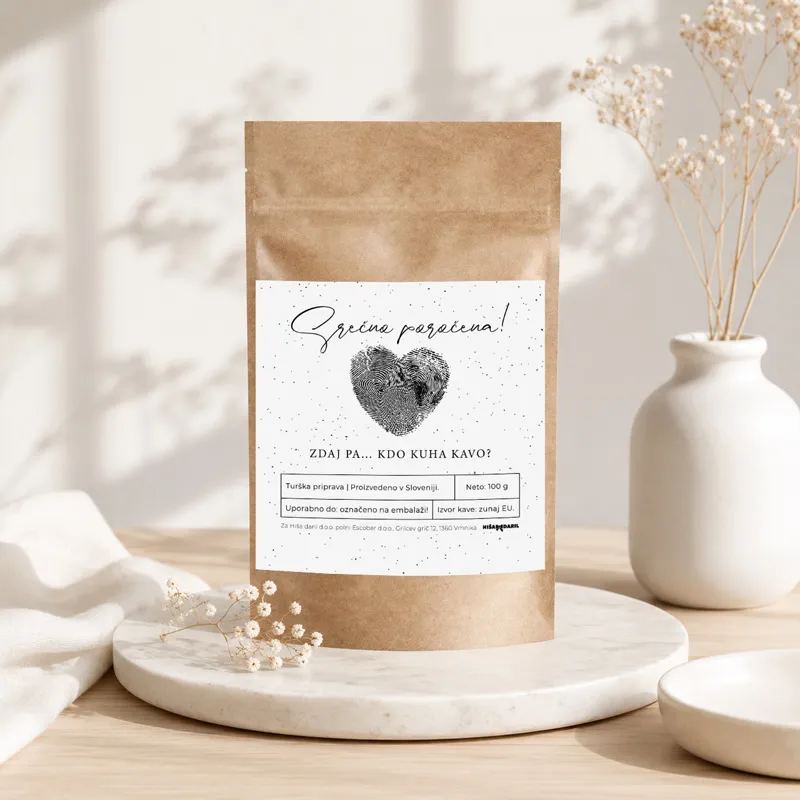 Kava mleta, Srečno poročena, zdaj pa…kdo kuha kavo?, 100g, 100% arabica