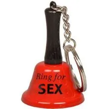 Zvonec in obesek za ključe, "Pozvoni za SEX", 3.8x5.5cm