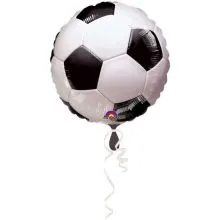 Balon napihljiv, za helij, otroški, nogometna žoga, 43cm