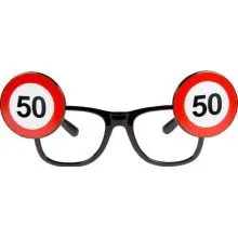 Smešna očala, prometni znak 50