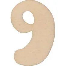Lesena številka 9, 3.5 cm