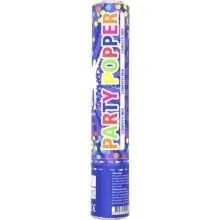 Top "Party popper konfeti", barvni, 28cm