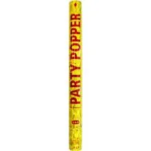 Top "Party popper konfeti", zlati, 57cm