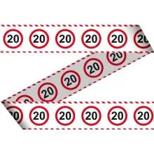 Trak iz pvc za označevanje - prometni znak 20, 15m