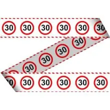 Trak iz pvc za označevanje - prometni znak 30, 15m