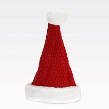 Kapa božična, pletena, rdeča, 100% poliester, 50cm