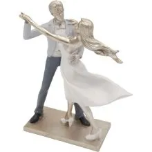 Zaljubljen par pleše,18X10X23.5cm, polimasa
