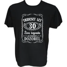 Majica-Živa legenda 30 XXL-črna