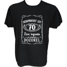 Majica-Živa legenda 70 XL-črna