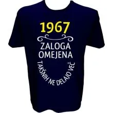 Majica-1967, zaloga omejena, takšnih ne delajo več XXL-temno modra