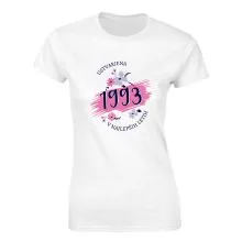Majica ženska (telirana)- Ustvarjena 1993 v najlepših letih M-bela
