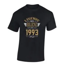Majica moška - Legende so rojene leta 1993 XL-črna