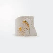 Figura darilna za krst, Marija in Jezus, umetna masa, 7x8cm, 80g