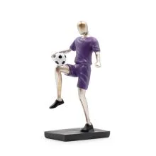 Figura dekorativna, nogometaš, polimasa, 13x7.2x26cm