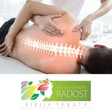 Energijska delna masaža za 1 osebo, Salon lepote Radost, Slovenska Bistrica (Vrednostni bon, izvajalec storitev: IZZA  D.O.O.)