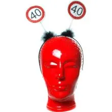 Trak za lase, prometni znak 40