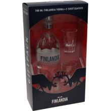 Vodka Finlandia 0,7L + 2 kozarca