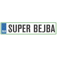 Registrska tablica - SUPER BEJBA, 47x11cm