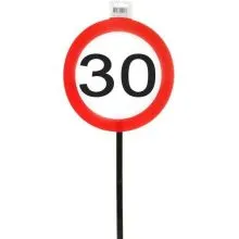 Prometni znak 30 na palici, fi 26 cm