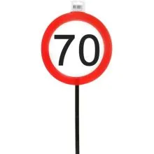 Prometni znak 70 na palici, fi 26 cm