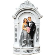 Hranilnik, srebrna poroka, 11x22 cm, polymasa