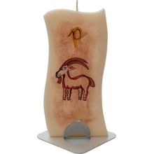 Sveča dišeča na stojalu, horoskop - kozorog, v darilni embalaži, 14x6cm