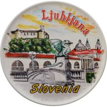 Slovenija - LJubljana, Krožnik, 15cm