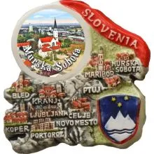 Slovenija - MS, Magnet - zemljevid, Grb
