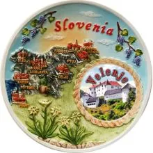 Slovenija - Velenje, Krožnik dekorativen, 15cm