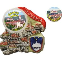 Slovenija - Šk. Loka, Magnet - zemljevid, Grb