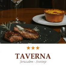 Srnin steak na žaru za 2 osebi, Gostišče Taverna, Jeruzalem (Vrednostni bon, izvajalec storitev: DINO KRUHOBEREC S.P.)