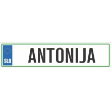 Registrska tablica - ANTONIJA, 47x11cm
