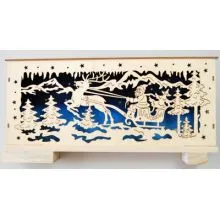 Leseni dekor z LED osvetlitvijo V=22, D=45cm, sortirano