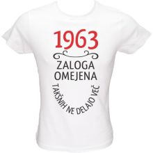 Majica ženska (telirana)-1963, zaloga omejena, takšnih ne delajo več XL-bela